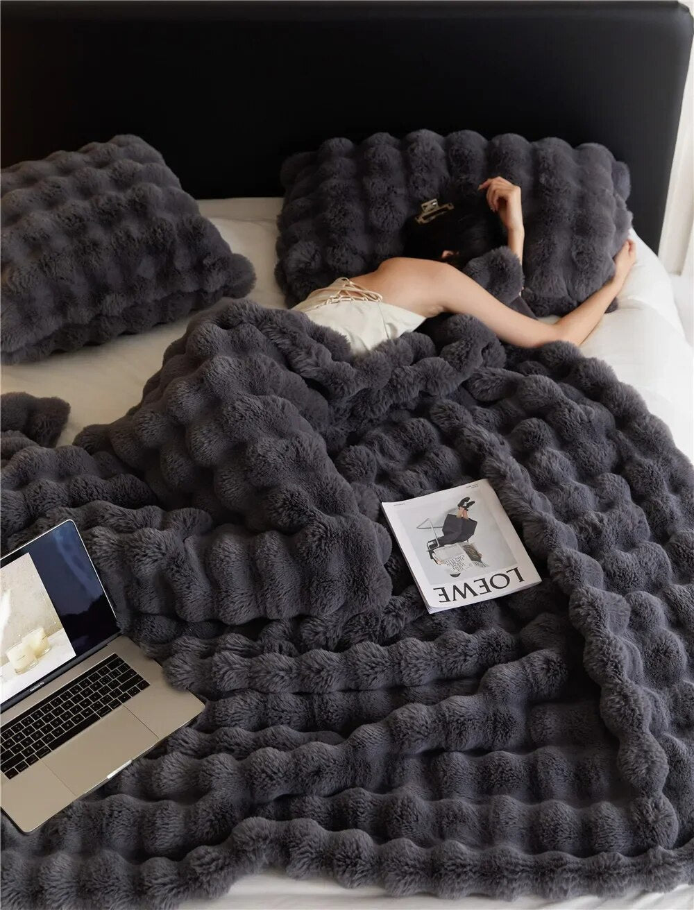 CozyHaven - Couverture chaude en peluche