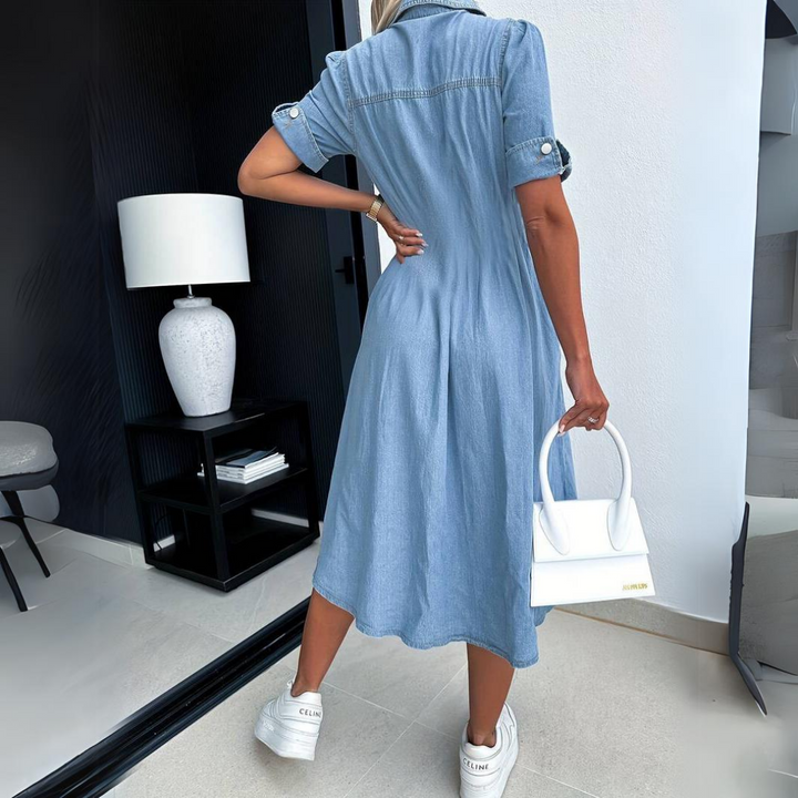 Alissa - Robe en jean tendance pour femme