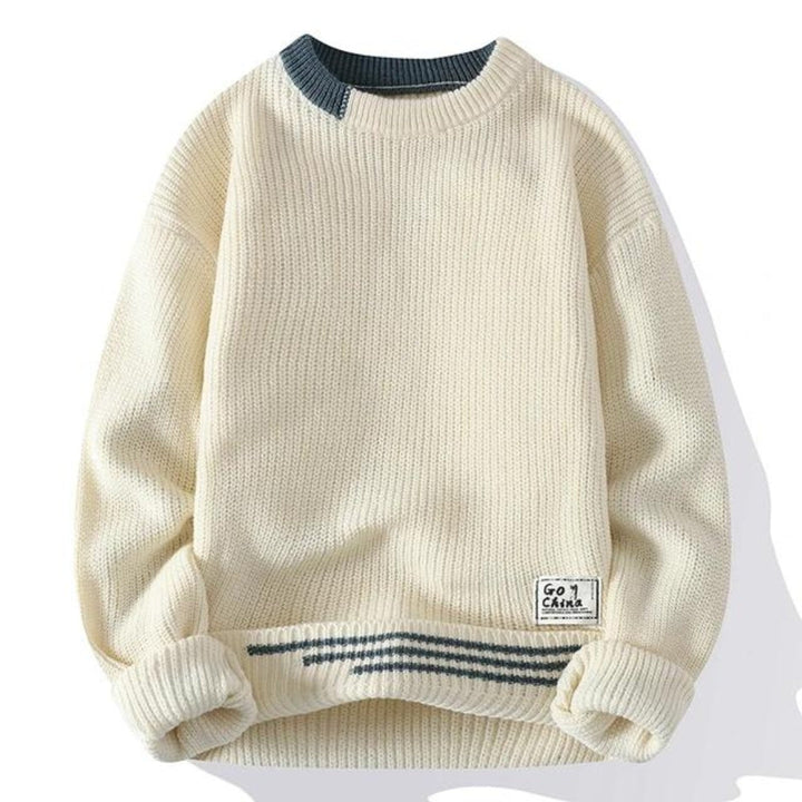 Pull en maille douce pour hommes