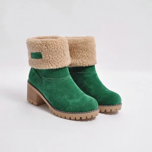 Yacinta - Bottes en cuir chaudes et imperméables