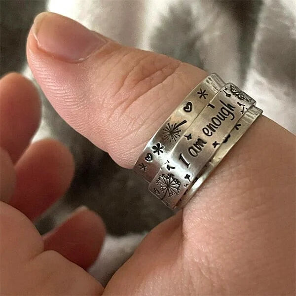 Bague de méditation en pissenlit