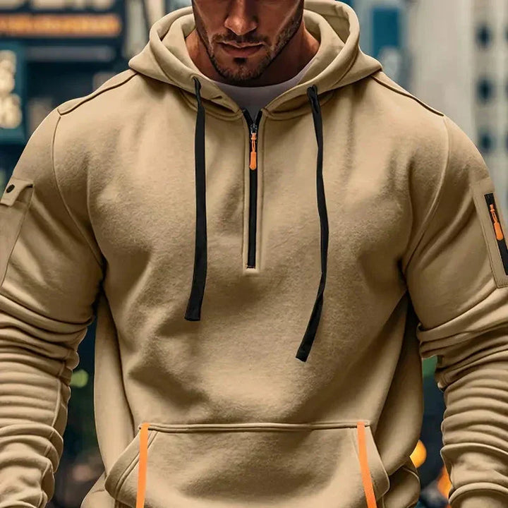Sweat homme avec capuche et poches - Cesar