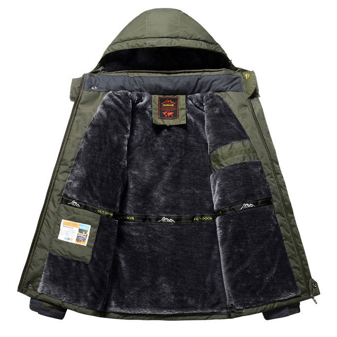 Veste homme doublée imperméable avec capuche - Cavalieri