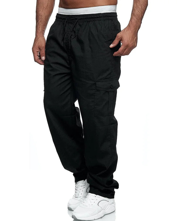 Alexander - Pantalon cargo pour homme, coupe décontractée