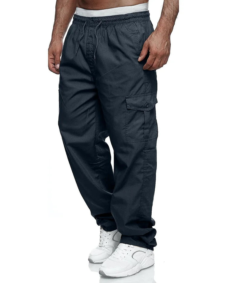 Alexander - Pantalon cargo pour homme, coupe décontractée