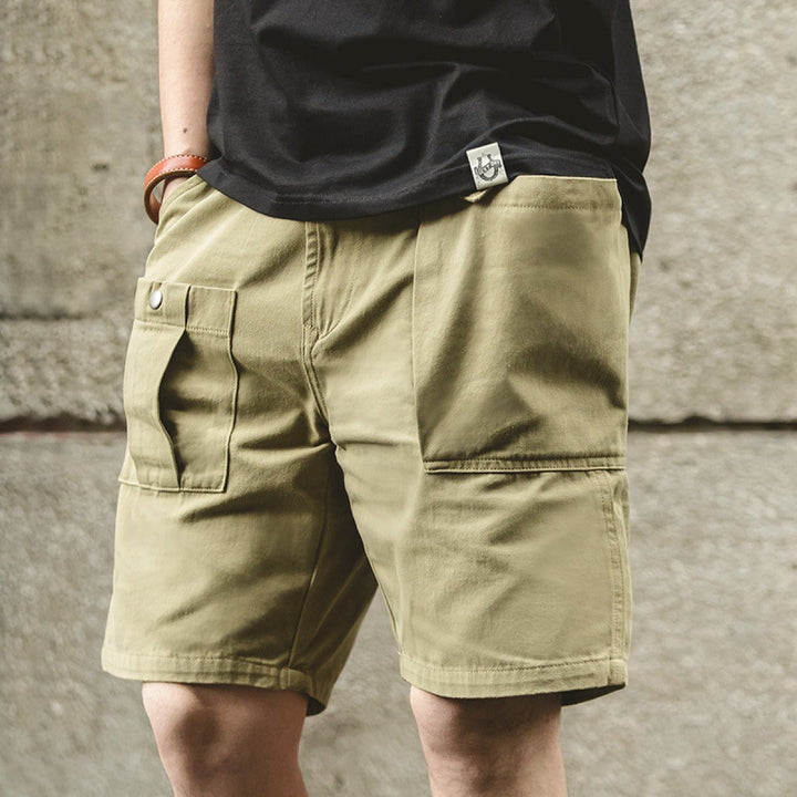 Short homme en coton avec poches cargo - Damien
