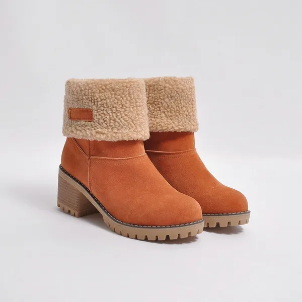 Yacinta - Bottes en cuir chaudes et imperméables