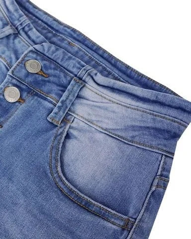 Kerryl - Pantalon en denim taille haute