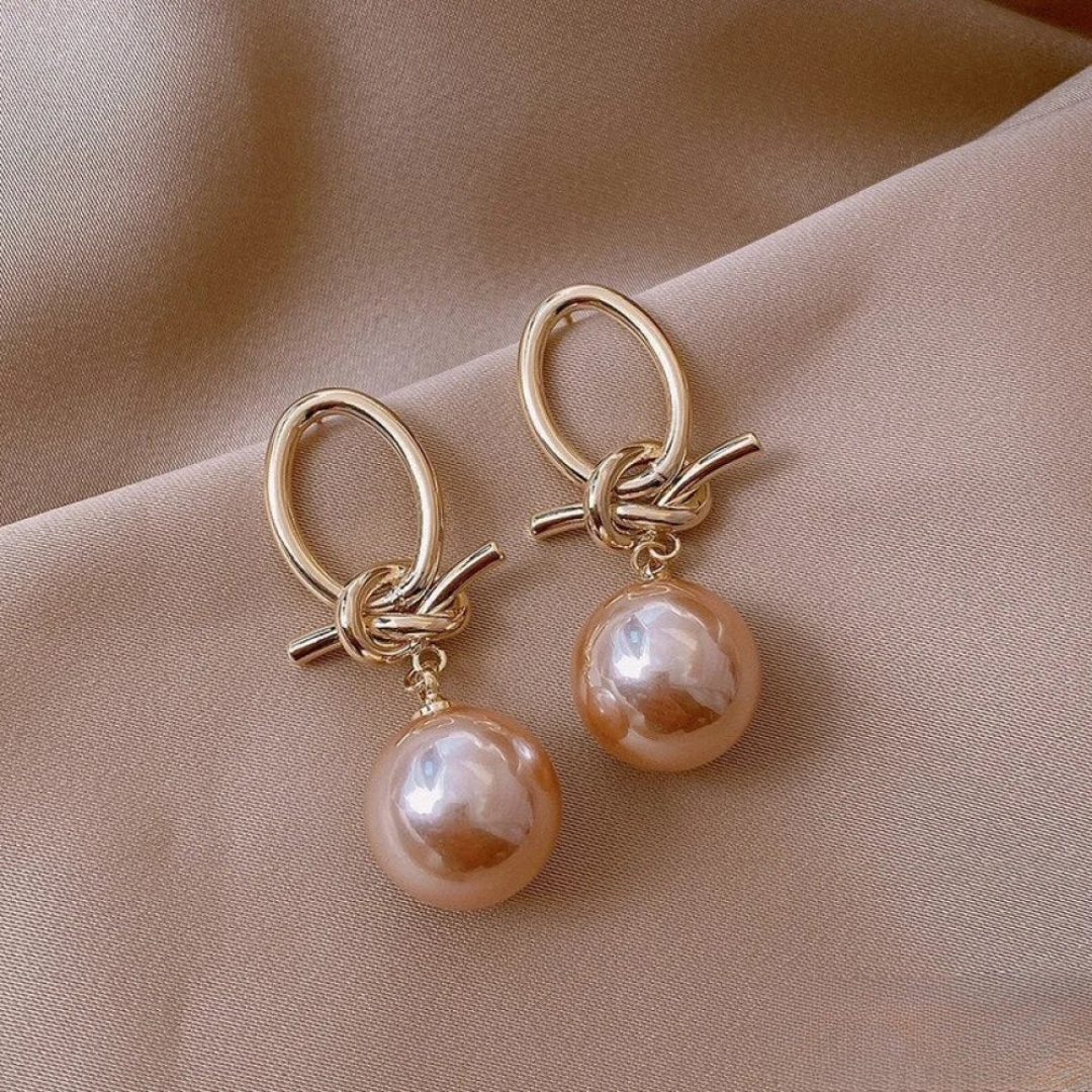 Boucles d'Oreilles Perles Intemporelles Collection Exclusivité Élégante