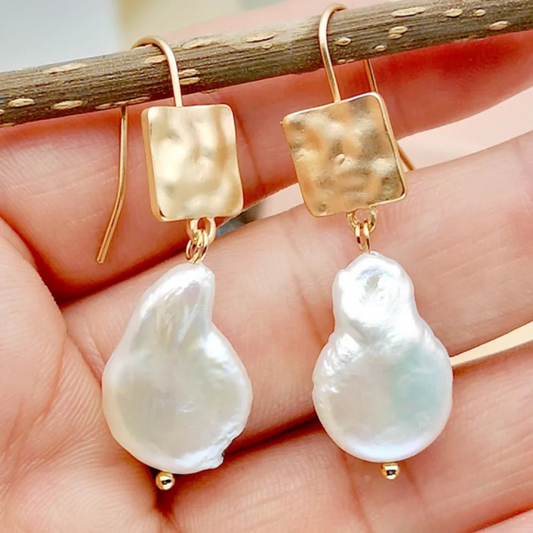Boucles d'Oreilles Perles d'Eau Douce Édition Limitée Collection Prestige