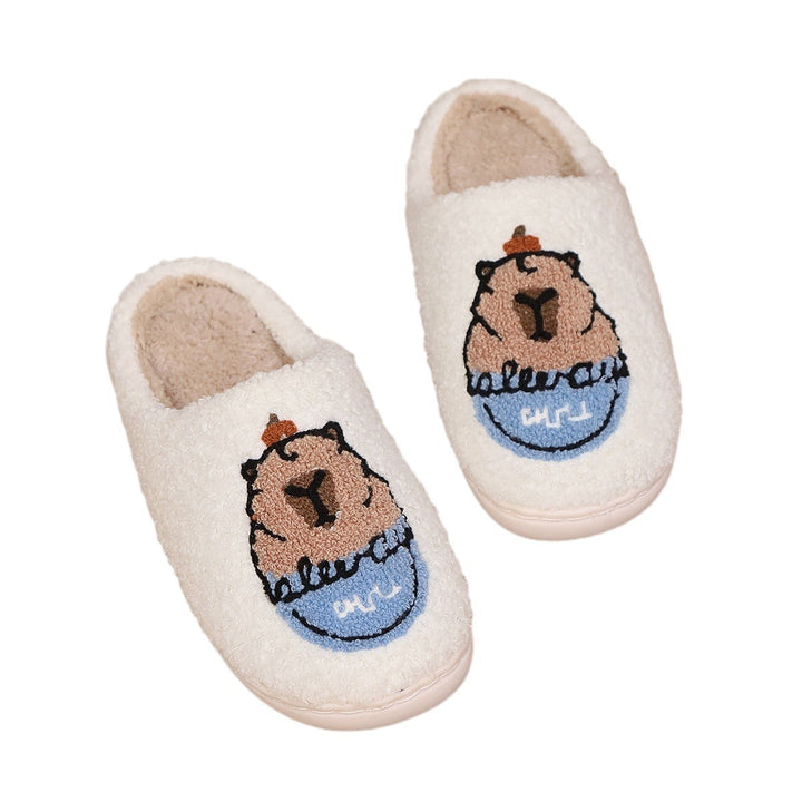Chaussons Mignons Capybara en Coton