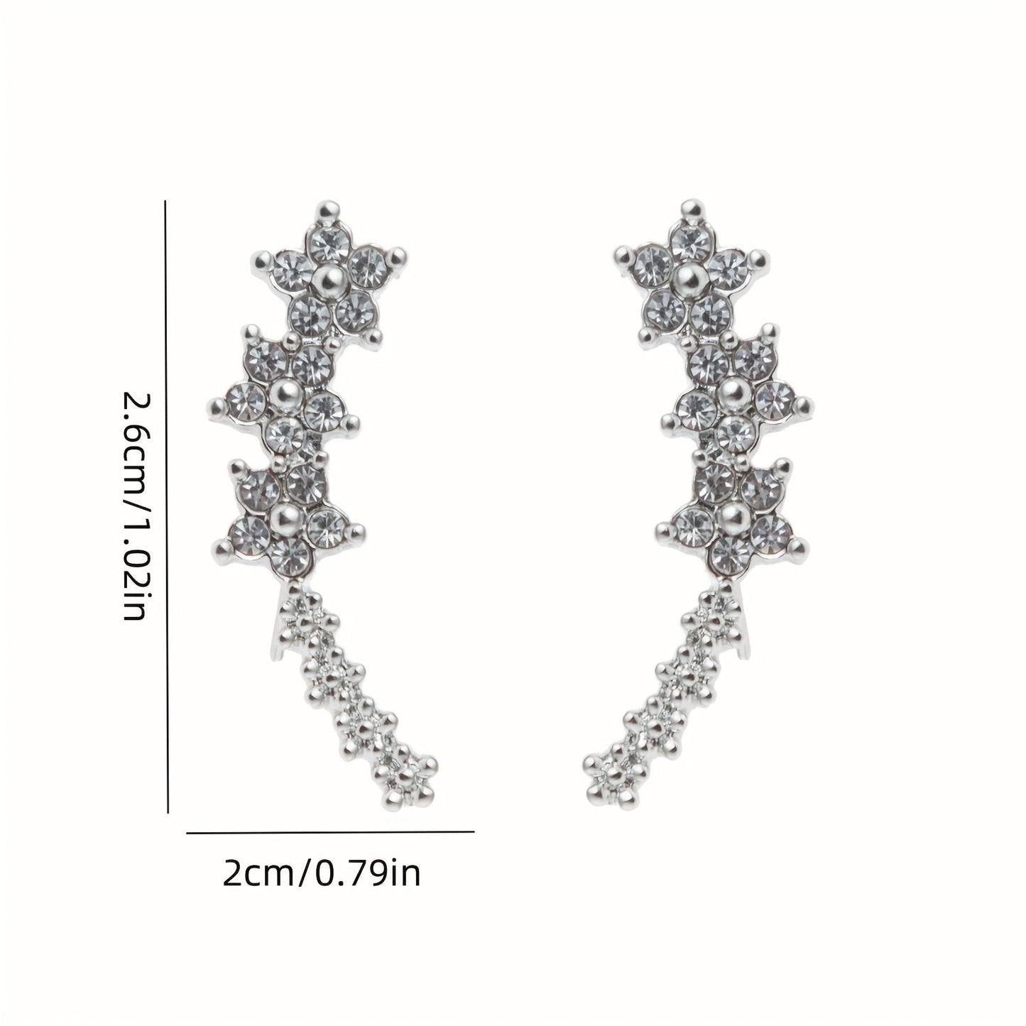 Boucles D Oreilles, Argent Or Rose Collection Édition Limitée Pour Tous Les Styles