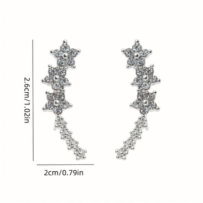 Boucles D Oreilles, Argent Or Rose Collection Édition Limitée Pour Tous Les Styles