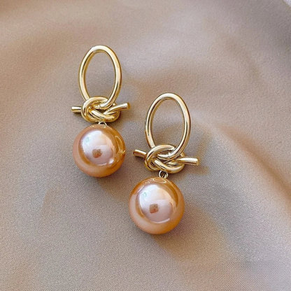Boucles d'Oreilles Perles Intemporelles Collection Exclusivité Élégante