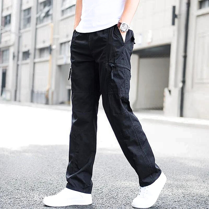 Pantalon cargo en coton pour hommes