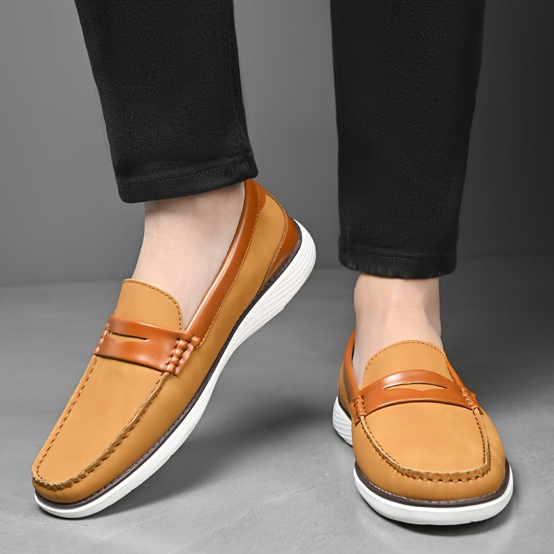 Loafers en cuir de haute qualité pour hommes - design de chaussures élégant