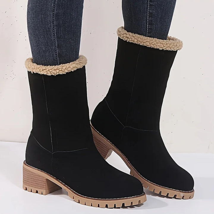 Yacinta - Bottes en cuir chaudes et imperméables