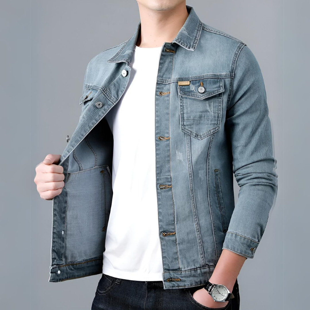 Jack - Vestes en denim classiques pour hommes