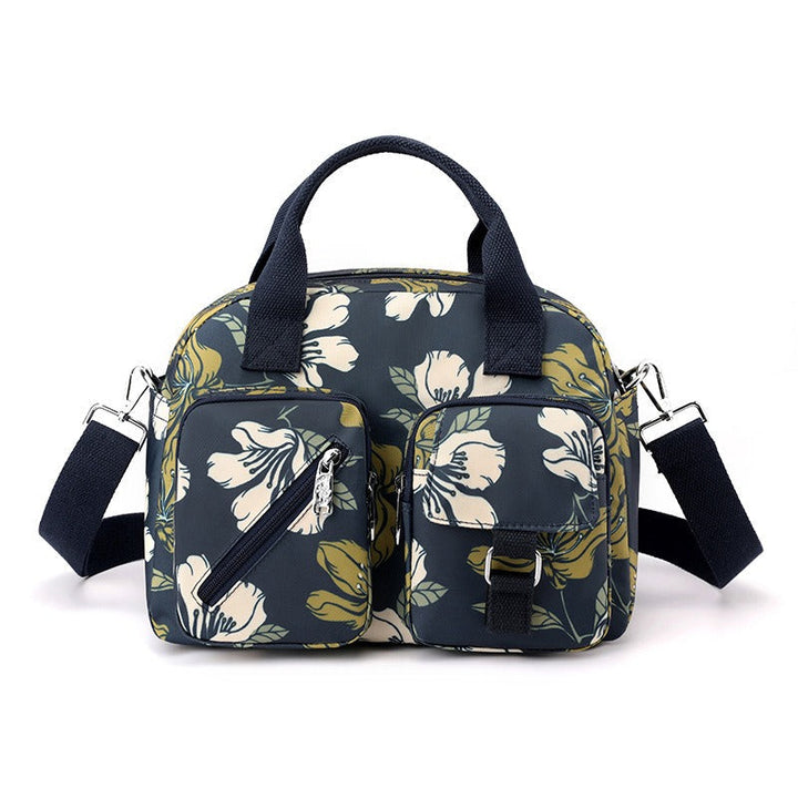 Sac à bandoulière pour femmes à poches multiples imprimé floral - Elora