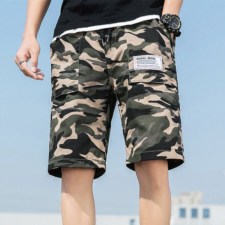 Short homme en coton avec poches utilitaires style décontracté - Bruno