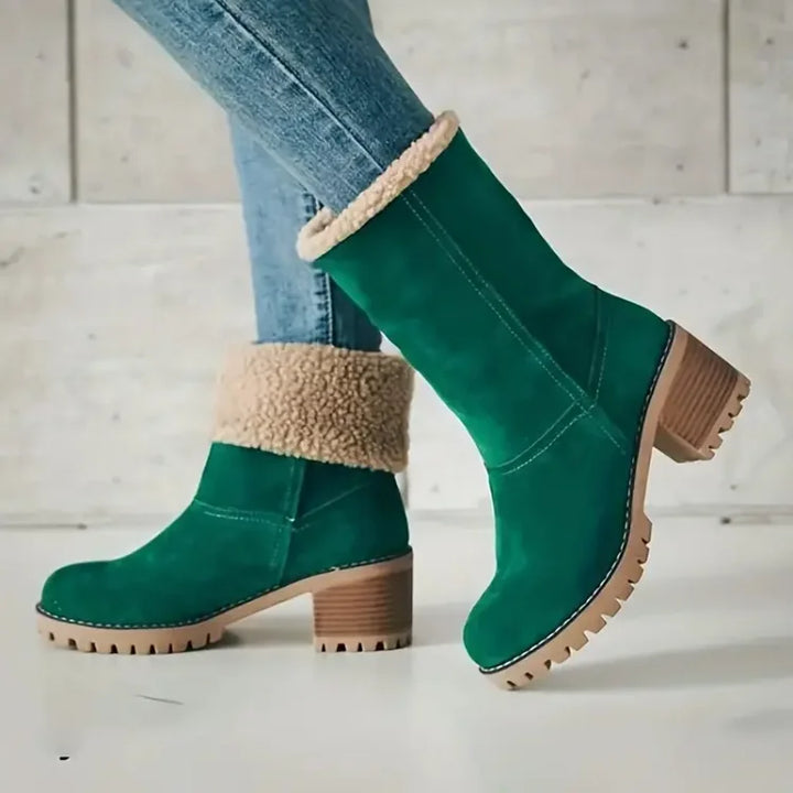 Yacinta - Bottes en cuir chaudes et imperméables