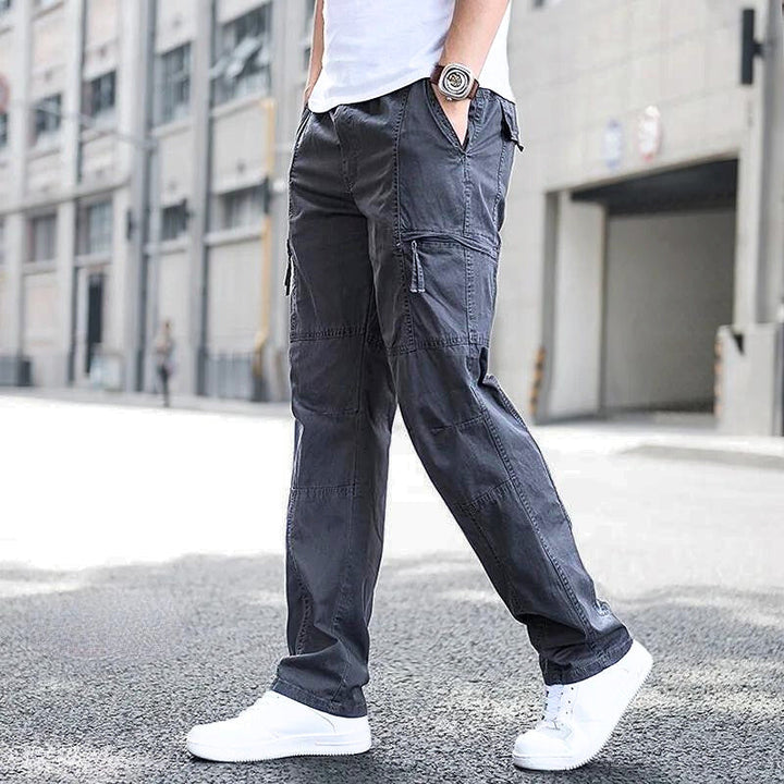 Pantalon cargo en coton pour hommes