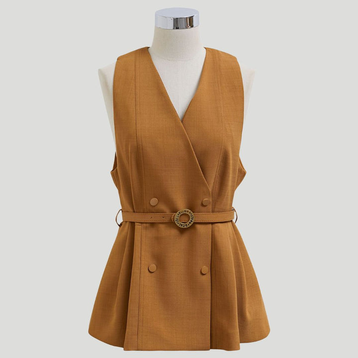 Veste péplum au col accrocheur et au design ajusté - Gemma