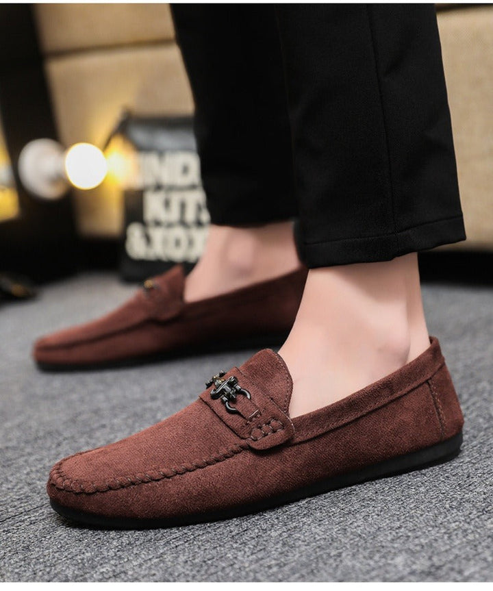 Mocassins en daim souple pour hommes, style décontracté - Mateo