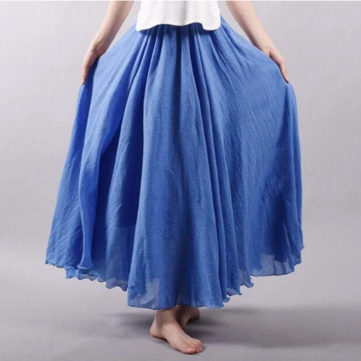 Jupe plissée décontractée pour femmes dans le style boho - confortable & décontractée