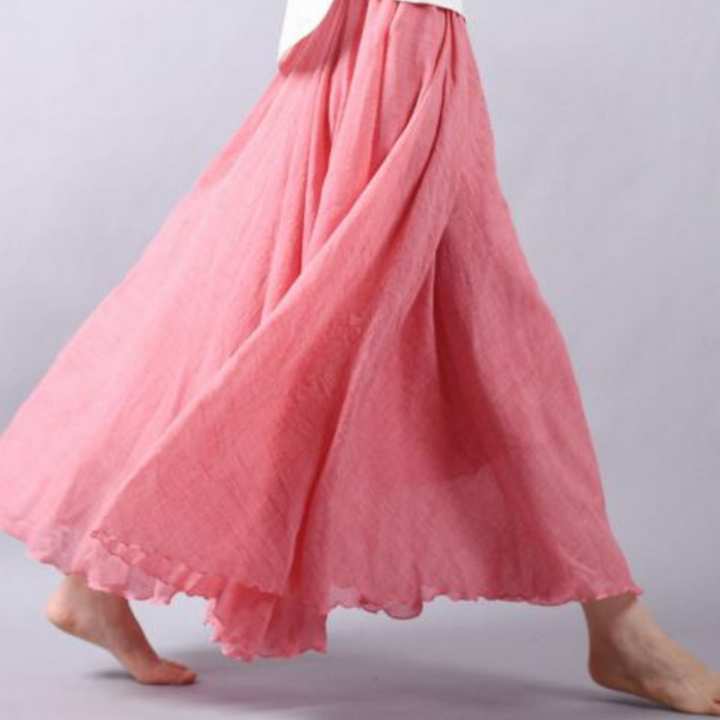 Jupe plissée décontractée pour femmes dans le style boho - confortable & décontractée