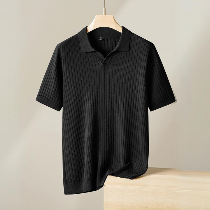 Polo pour homme tricoté de haute qualité pour un look côtier