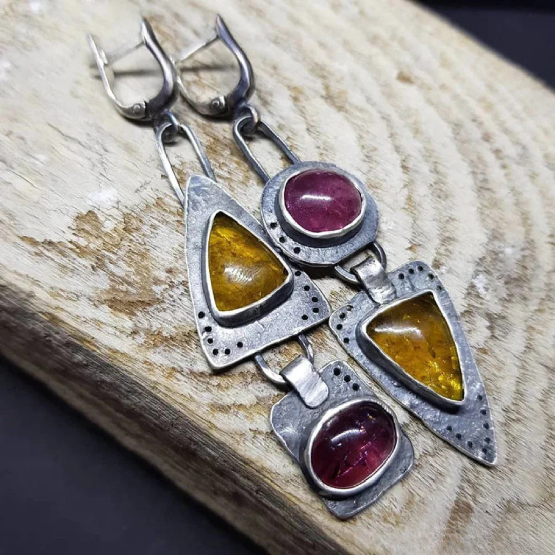 Boucles Doreilles Triangles Géométriques Édition Limitée