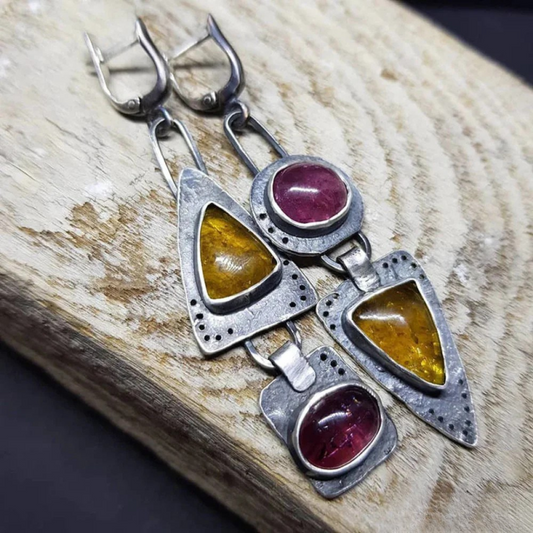 Boucles Doreilles Triangles Géométriques Édition Limitée