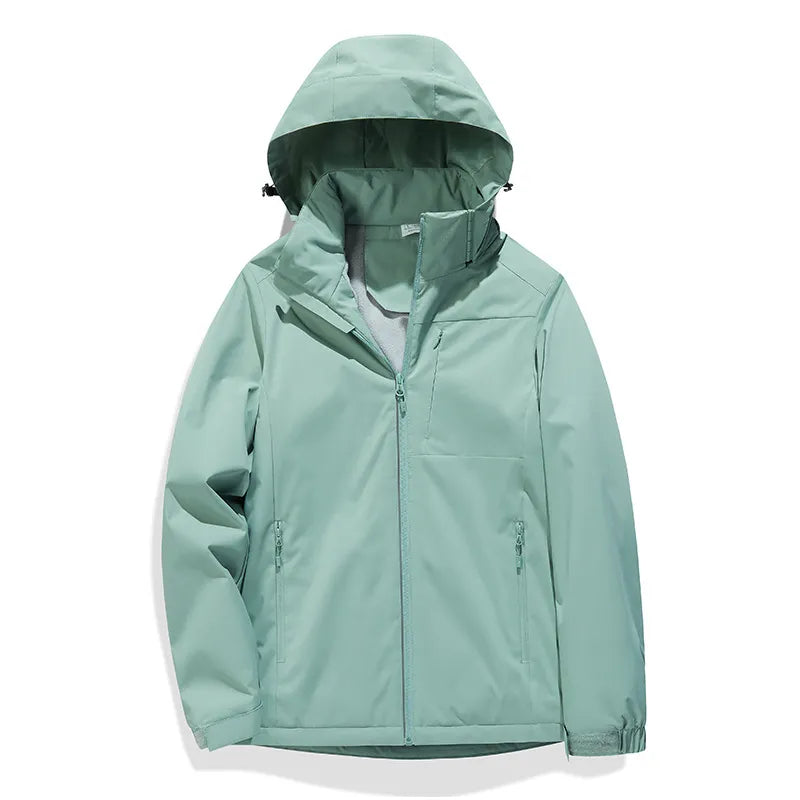 Kasy - Veste Coquille Imperméable Doublée en Fleece