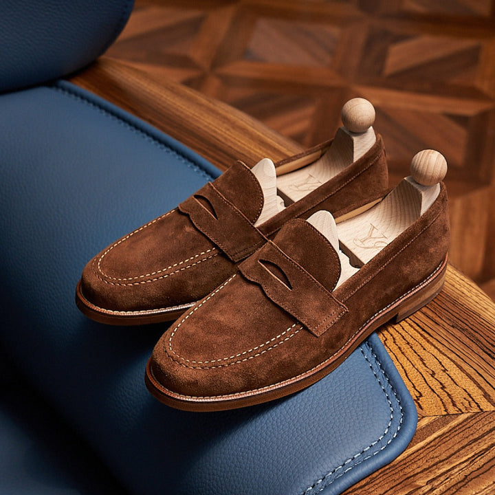 Mocassins en cuir véritable de style classique pour hommes - Whitmore