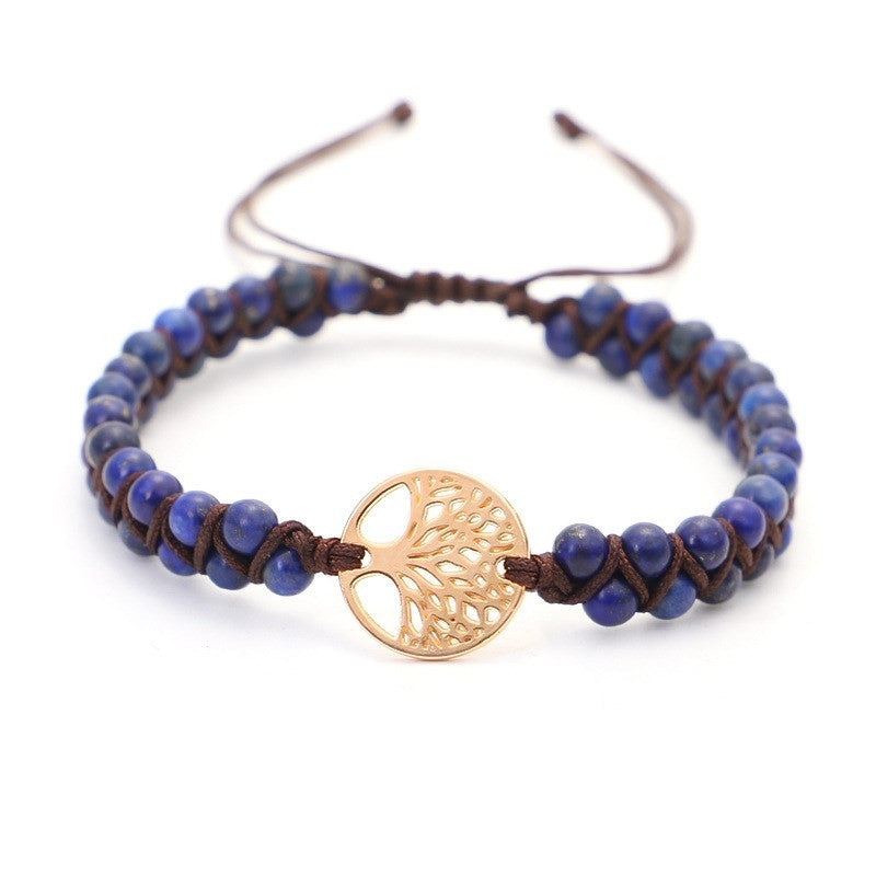 Bracelet de yoga avec breloque en forme d'arbre de vie