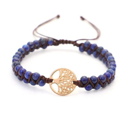 Bracelet de yoga avec breloque en forme d'arbre de vie
