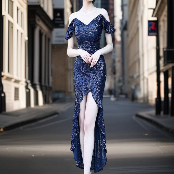 Concetta - Robe de soirée élégante à paillettes