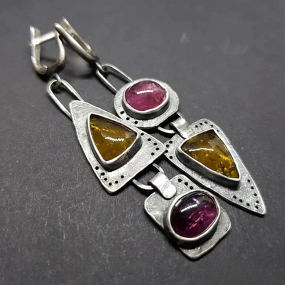 Boucles Doreilles Triangles Géométriques Édition Limitée