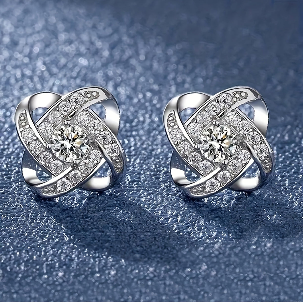 Boucles Doreilles Lila Quatre Feuilles Collection Édition Limitée
