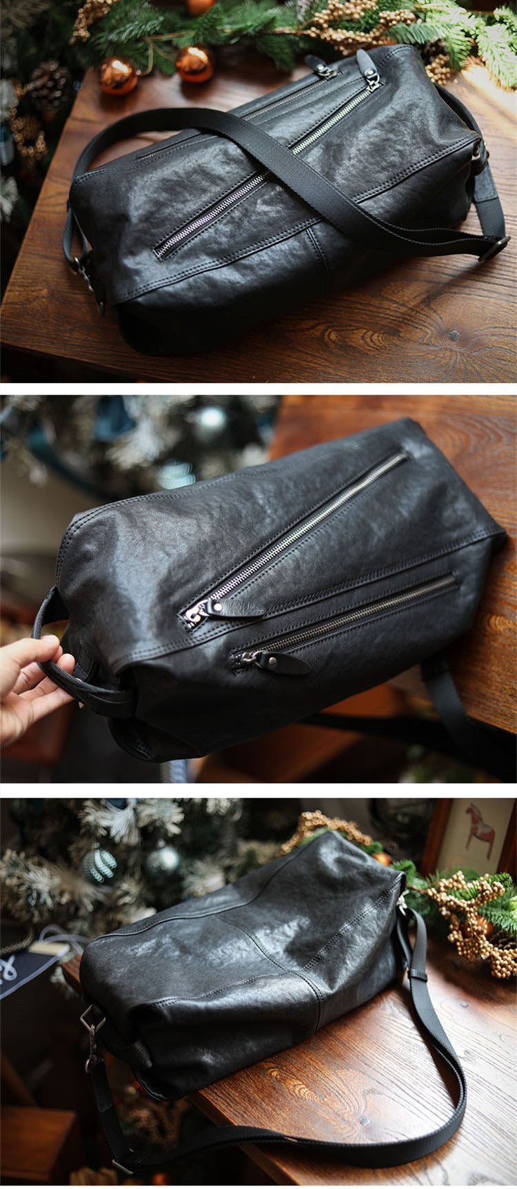 Sac à dos homme avec zips diagonaux style urbain - Gael