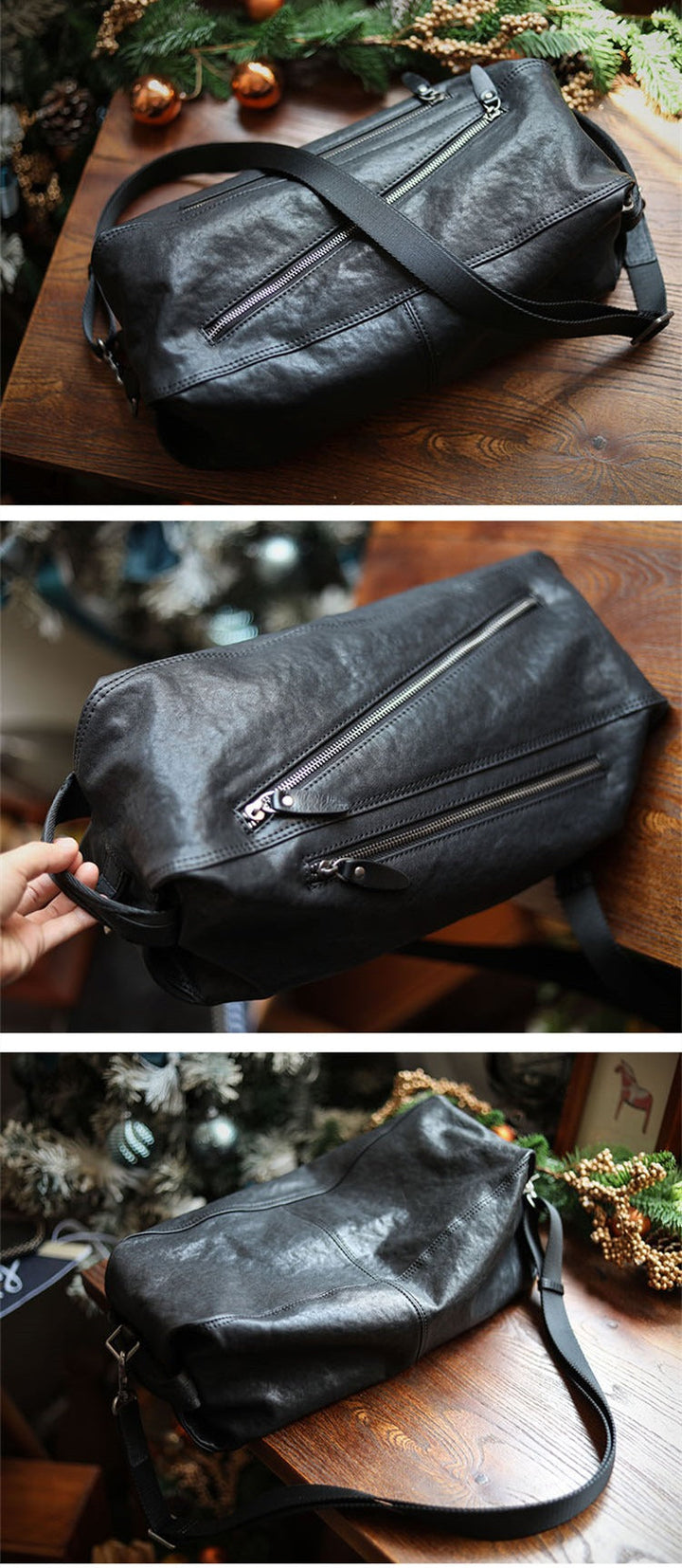 Sac à dos homme avec zips diagonaux style urbain - Gael