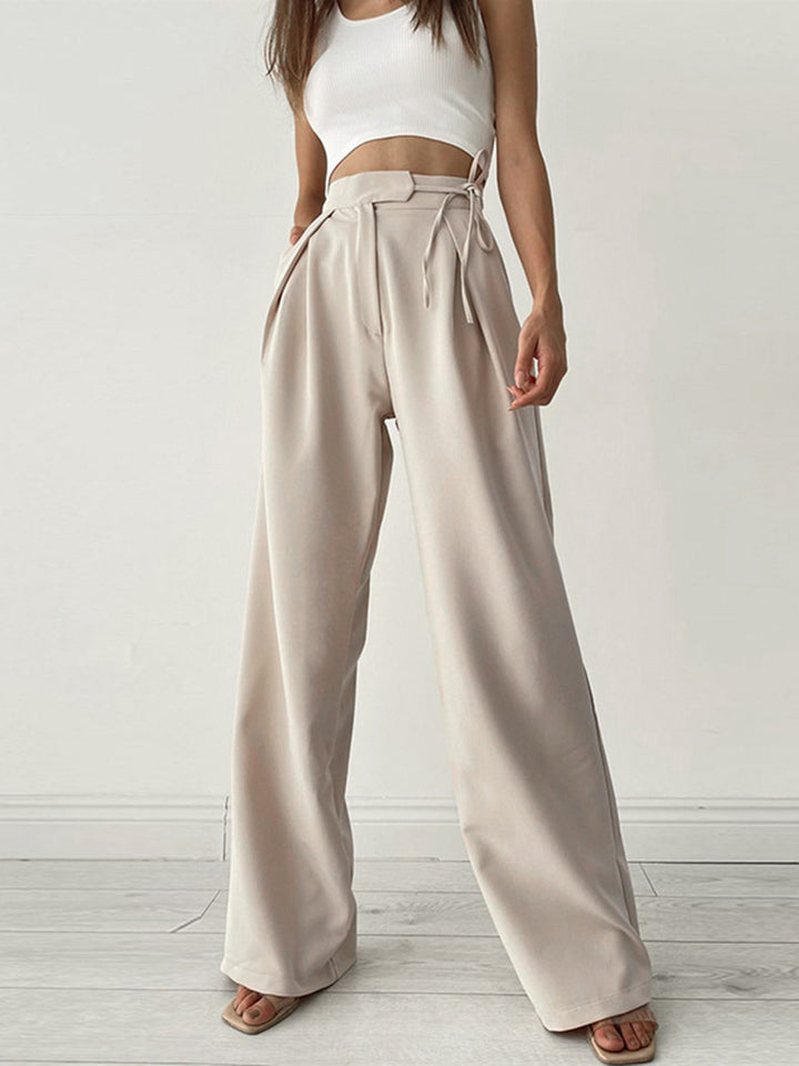 Belezz - Pantalon palazzo taille haute