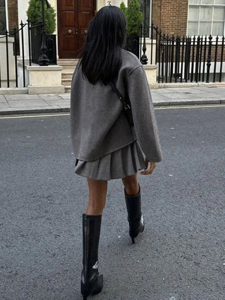 Vanessa - Veste oversized tendance avec boutons