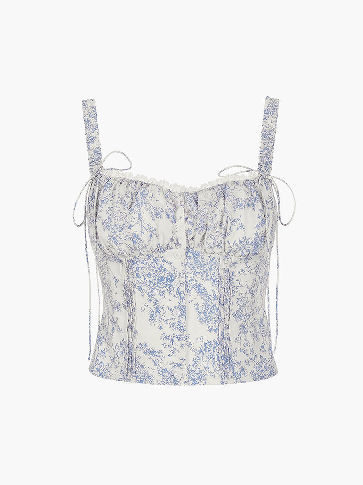 Ivy - Top cami imprimé floral