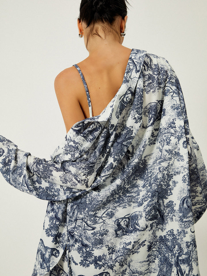 Gilda - Ensemble short trois pièces imprimé floral