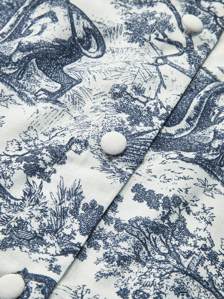 Gilda - Ensemble short trois pièces imprimé floral