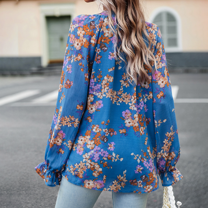 Ivonne - Blouse élégante à fleurs