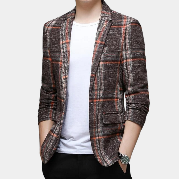 Dagr - Blazer à carreaux élégant pour homme