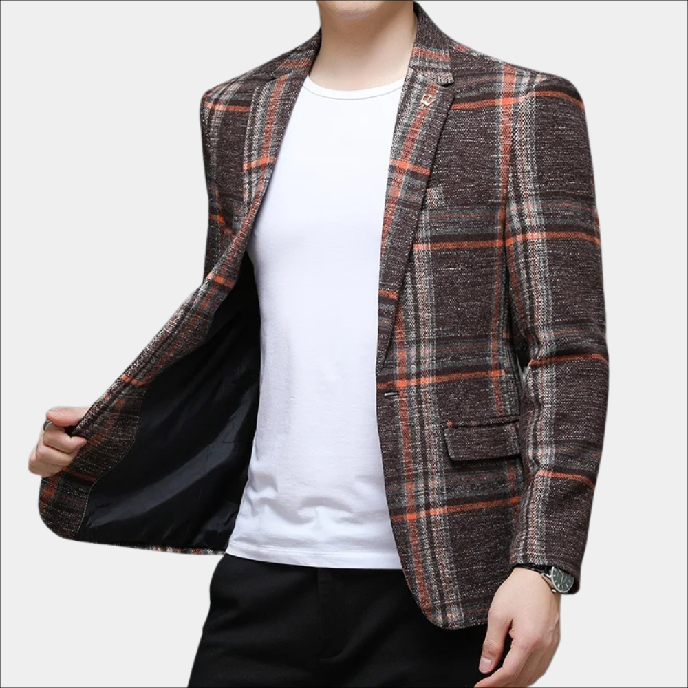 Dagr - Blazer à carreaux élégant pour homme